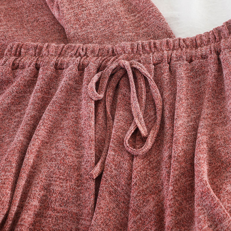 Gaganight Casual Loose Women Two Pieces Set Long Sleeve V Neck Hoodies Women Pajama Set Short Tracksuit Female Sport Suit T200610