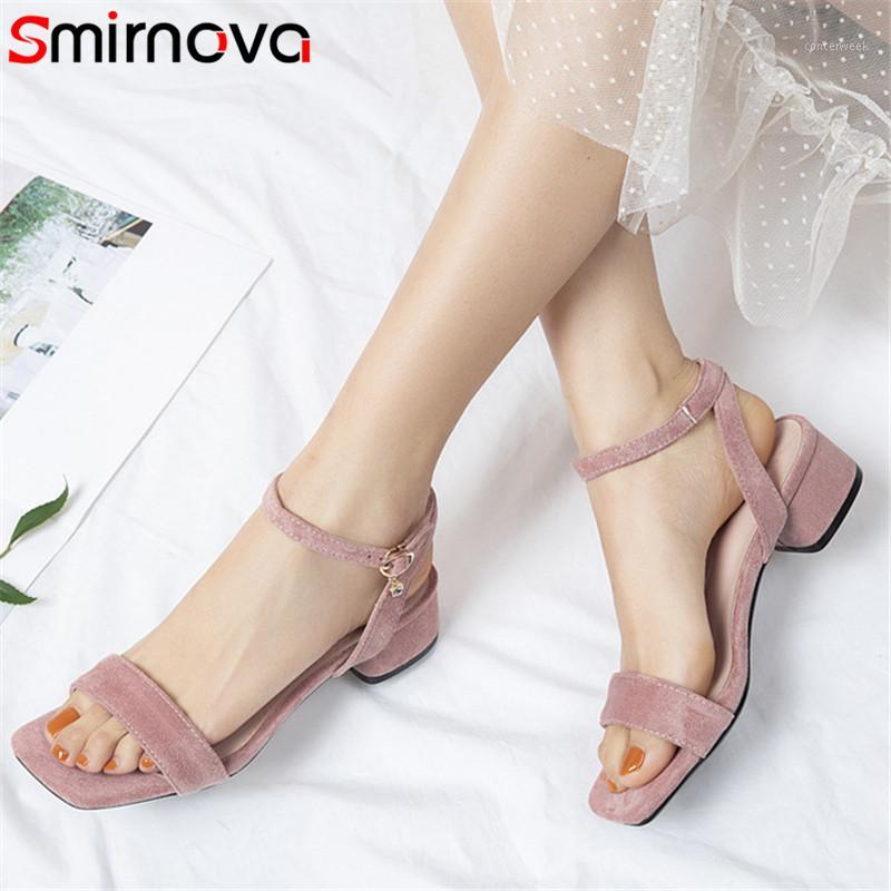 Smirnova 2020 new arrive women sandals flock buckle low heel casual shoes solid colors simple comfortable summer ladies sandals1, Beige
Smirnova 2020 new arrive women sandals flock buckle low heel casual shoes solid colors simple comfortable summer ladies sandals1, Beige