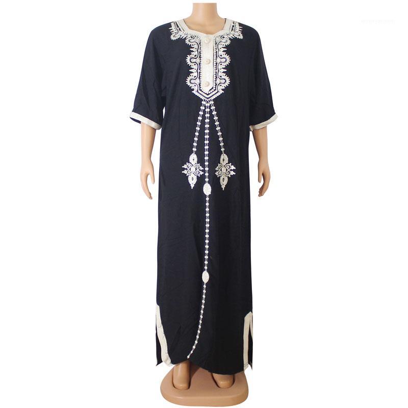 Diamonds Loose Appliques Fashion Black Print Women Clothes Spring Summer Cotton Half Sleeve Solid African Dresses1
Diamonds Loose Appliques Fashion Black Print Women Clothes Spring Summer Cotton Half Sleeve Solid African Dresses1