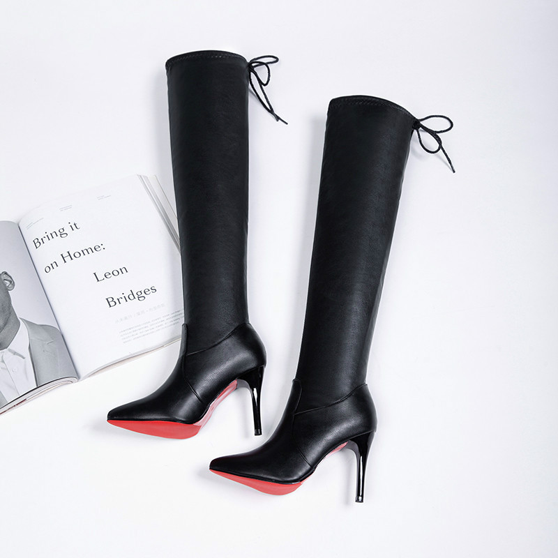 Hot Sale 2020 Women Shoes Boots High Heels Red Bottom Over the knee Boots Leather Fashion Beauty Ladies Long Boots Size 35-39, Black
Hot Sale 2020 Women Shoes Boots High Heels Red Bottom Over the knee Boots Leather Fashion Beauty Ladies Long Boots Size 35-39, Black