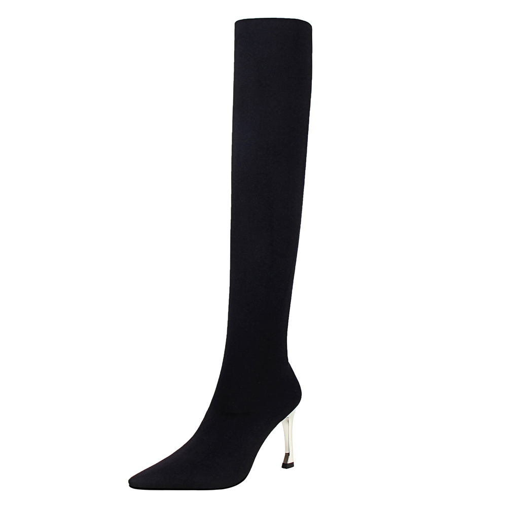 2020 Sexy Stiletto Squeezing Sliver High Leap on From Knee Mode Boots Mujer Shoes Women Acsl, The picture
2020 Sexy Stiletto Squeezing Sliver High Leap on From Knee Mode Boots Mujer Shoes Women Acsl, The picture