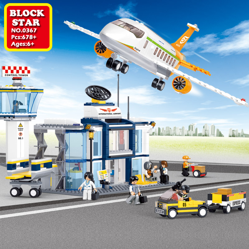 Blockstar Airport Building Blocks Airplane Model Block Bifficult Bricks For Kid DIY Toys Children's boys Christmas Gift
Blockstar Airport Building Blocks Airplane Model Block Bifficult Bricks For Kid DIY Toys Children's boys Christmas Gift