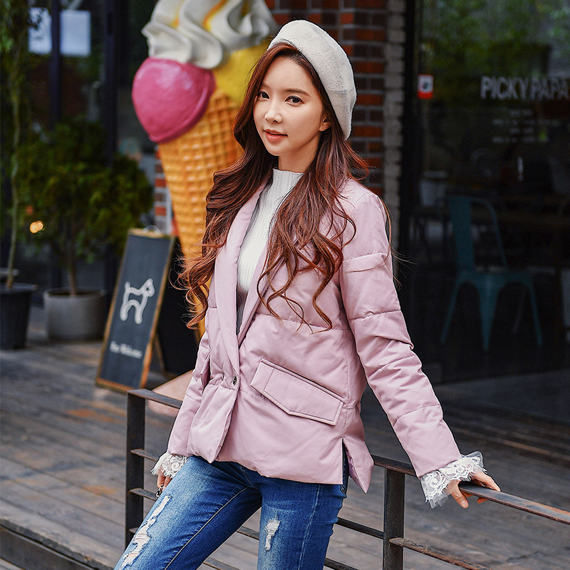Dabuwawa Casual Women Warm Parkas Buttons Long Sleeve Autumn Winter Female Padded Coats Soft Ladies Thick Jackets D18DPD003 201019