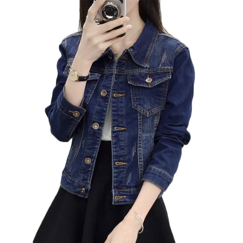 2021 New Plus Size Jean Jacket Women' Blue Bomber Short Denim Jackets Jaqueta Spring Autumn Long Sleeve Slim Casual Basic Jeans Coat 509 Xh
2021 New Plus Size Jean Jacket Women' Blue Bomber Short Denim Jackets Jaqueta Spring Autumn Long Sleeve Slim Casual Basic Jeans Coat 509 Xh