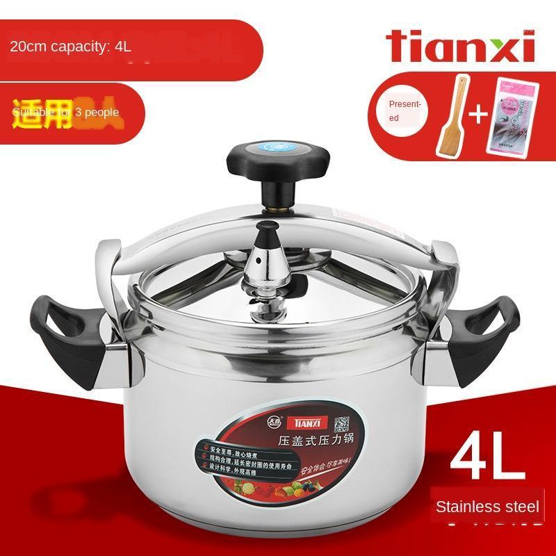 

Pressure Cooker Stew Soup Pot Pan Kitchen Cookware Cooking Tool Gas Induction Cooker Steamer Pot Casserole Chef Commercial1