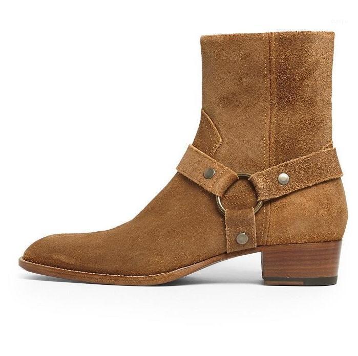 High Quality Genuine Leather Cowboy Women Boots Buckle Strap Chain Motorcycle Boots Cool Side Zipper Ladies shoes Big 37-461, As pic
High Quality Genuine Leather Cowboy Women Boots Buckle Strap Chain Motorcycle Boots Cool Side Zipper Ladies shoes Big 37-461, As pic