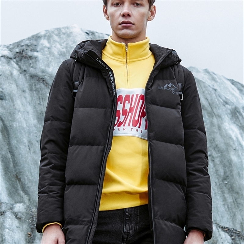 BOSIDENG Down jacket men's Hooded Winter Youth long casual warm fashion coat B80142007 201223