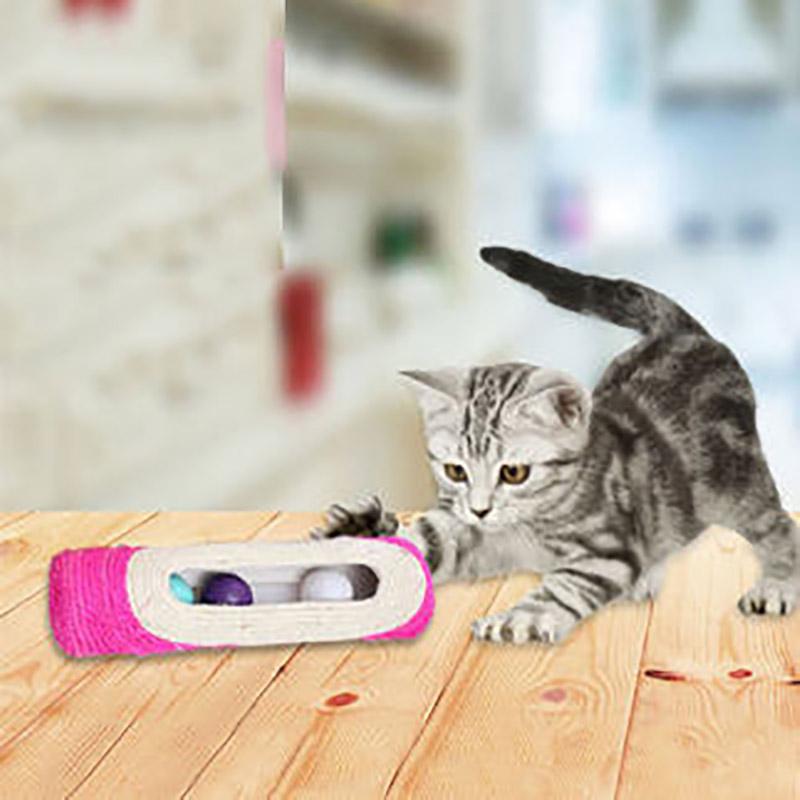 Home Type Cat Toys Cat Scratcher Rolling Tunnel Sisal Ball Trapped With 3 Ball Toys For Interactive Training Scratching
Home Type Cat Toys Cat Scratcher Rolling Tunnel Sisal Ball Trapped With 3 Ball Toys For Interactive Training Scratching