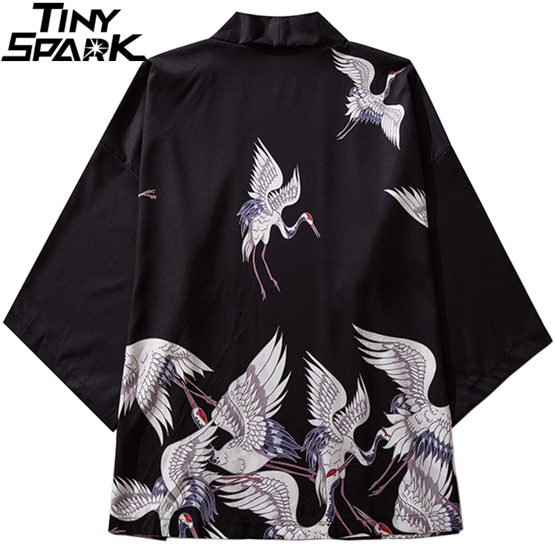 2020 Kimono Jacket Japanese Hip Hop Men Streetwear Bomber Jacket Crane Print Summer Thin Gown Japan Style Street Wear, A227069
2020 Kimono Jacket Japanese Hip Hop Men Streetwear Bomber Jacket Crane Print Summer Thin Gown Japan Style Street Wear, A227069
