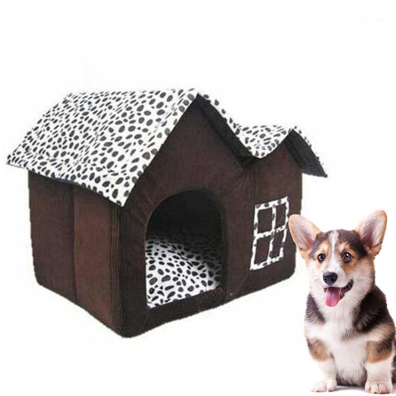 Dog Bed House Warm Foldable Pet Beds for Dogs PP Cotton Padded Soft Thicken Cat Nest Cushion Pet Print Sleeping Bed Products1, Brown
Dog Bed House Warm Foldable Pet Beds for Dogs PP Cotton Padded Soft Thicken Cat Nest Cushion Pet Print Sleeping Bed Products1, Brown