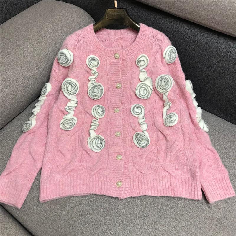 Harajuku Mohair Crochet Sweater Cardigan Women' Round Neck Knitted Short Coat Winter Knitting Shirts Girls Pink Sweaters
Harajuku Mohair Crochet Sweater Cardigan Women' Round Neck Knitted Short Coat Winter Knitting Shirts Girls Pink Sweaters