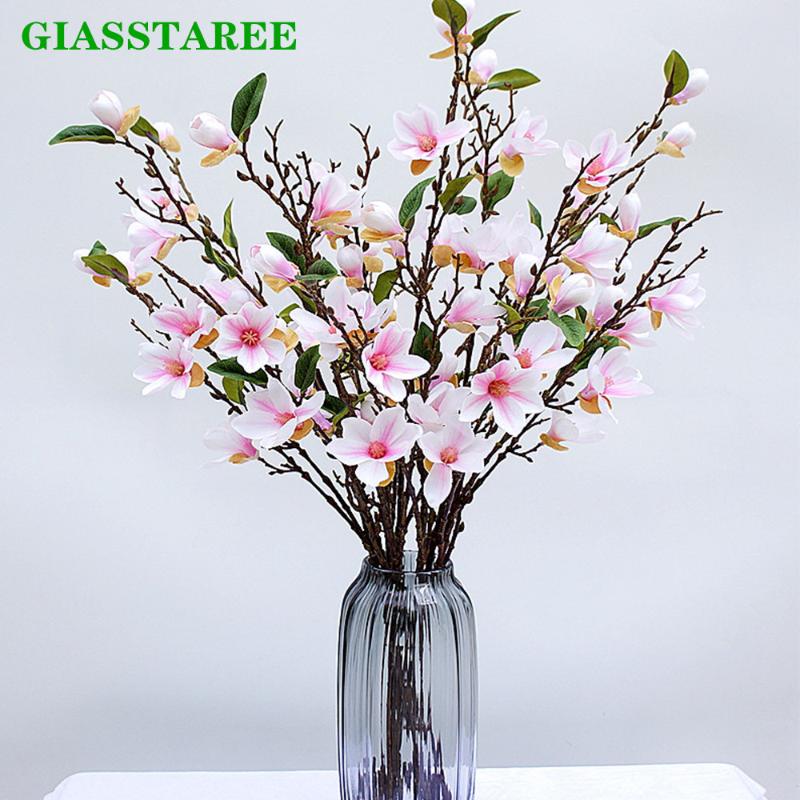 Fake Magnolia Single Stem 90cm Long Simulation Magnolia Flower for Home Decoration, Blue
Fake Magnolia Single Stem 90cm Long Simulation Magnolia Flower for Home Decoration, Blue