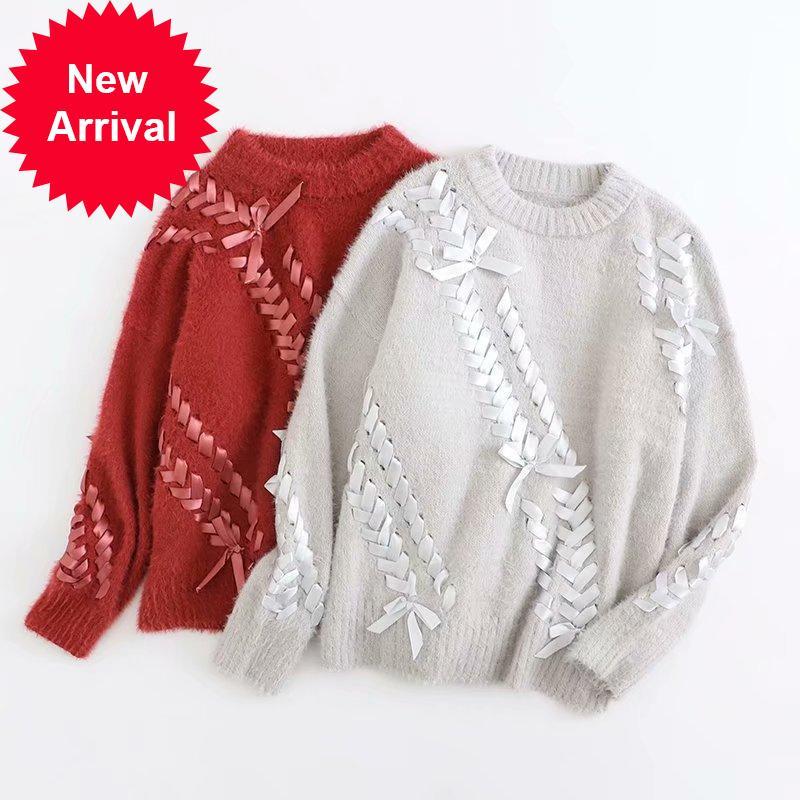 2021 New Winter Fashion Ribbons Women's Sweaters the Lazy Neck Pullovers Track New Design Rentals Even Crocheted Jumpers Opfe, Red.
2021 New Winter Fashion Ribbons Women's Sweaters the Lazy Neck Pullovers Track New Design Rentals Even Crocheted Jumpers Opfe, Red.