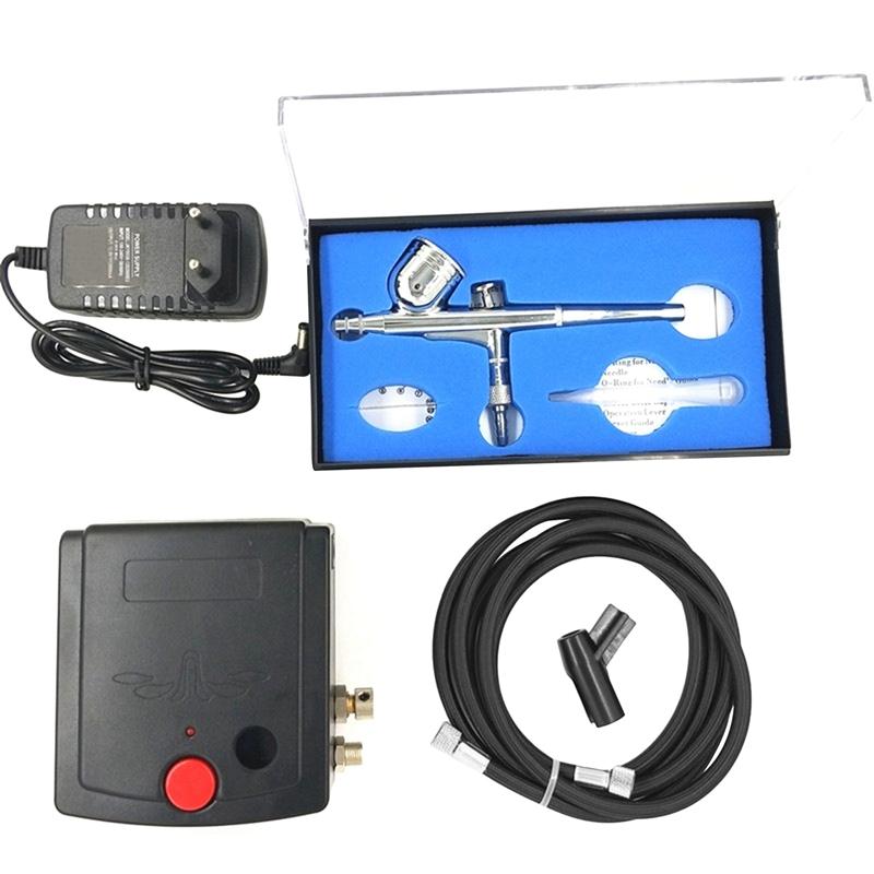 Double Action Mini Air Compressor Airbrush Kit Airbrush Spraying Instrument Pump for Art Painting Tattoo Spray EU Plug
Double Action Mini Air Compressor Airbrush Kit Airbrush Spraying Instrument Pump for Art Painting Tattoo Spray EU Plug