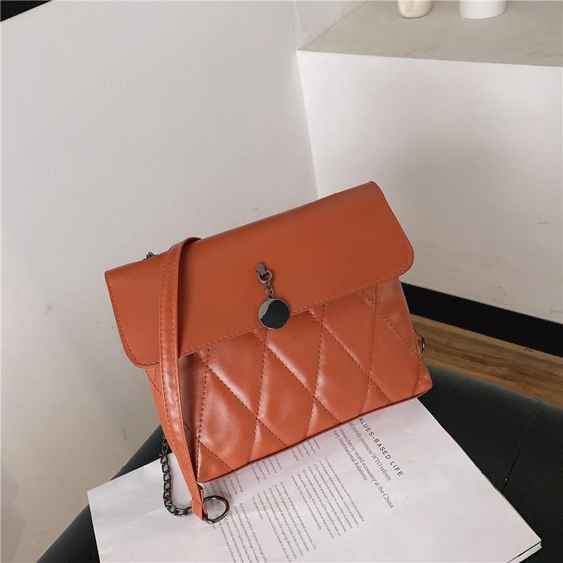 High Quality Fashion Handbag For Women Soft Leather Chain Strap Shoulder Bag Solid Color Plaid Crossbody Bag Female Square, Black
High Quality Fashion Handbag For Women Soft Leather Chain Strap Shoulder Bag Solid Color Plaid Crossbody Bag Female Square, Black