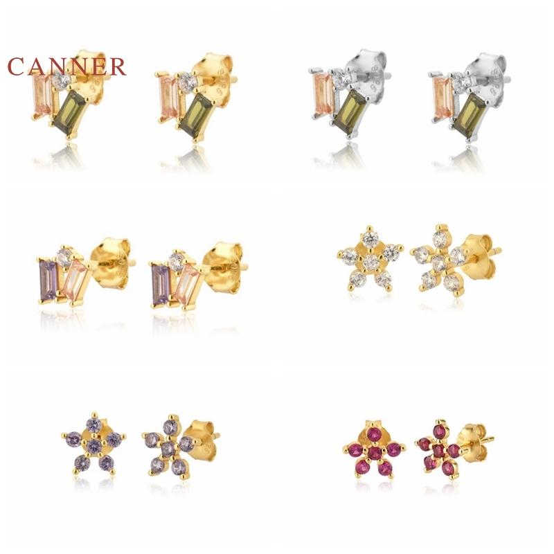 CANNER Earrings For Women 925 Sterling Silver Pendientes Ins Colorful Rock Punk Piercing Stud Earrings Fine Jewelry Joyero
CANNER Earrings For Women 925 Sterling Silver Pendientes Ins Colorful Rock Punk Piercing Stud Earrings Fine Jewelry Joyero