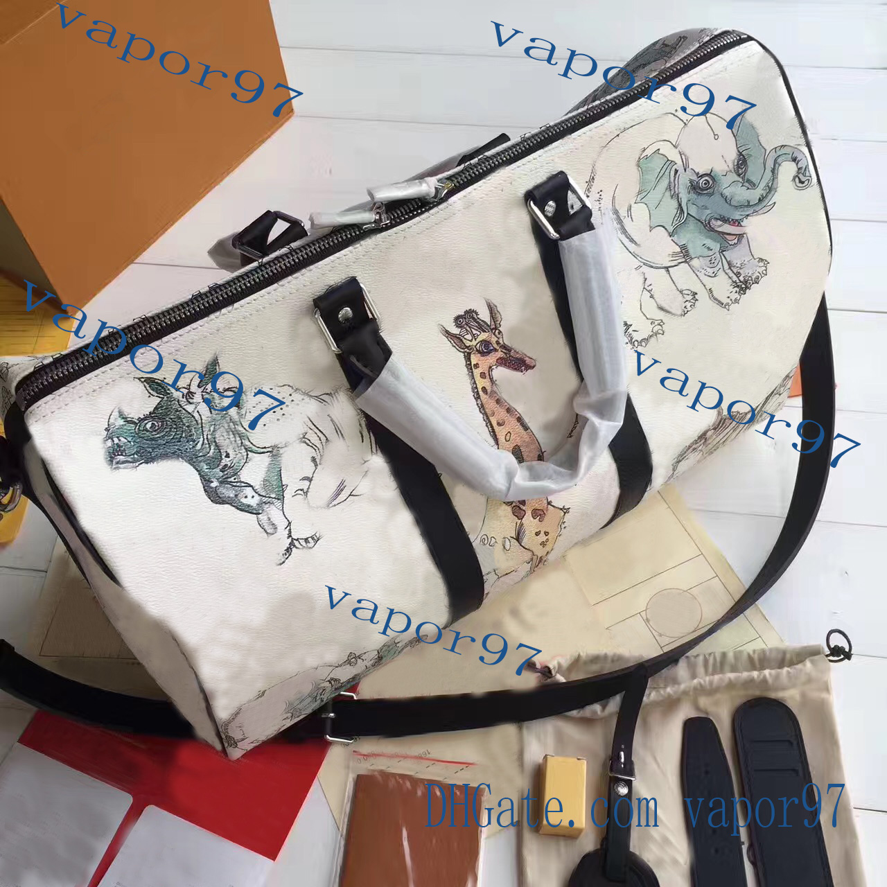 2021 Lock Handbags Bag Luggage Giraffe With Top White Men Keepall Animal Mono Totes Gram Travel 55 Duffle Quality New Wwmfn
2021 Lock Handbags Bag Luggage Giraffe With Top White Men Keepall Animal Mono Totes Gram Travel 55 Duffle Quality New Wwmfn