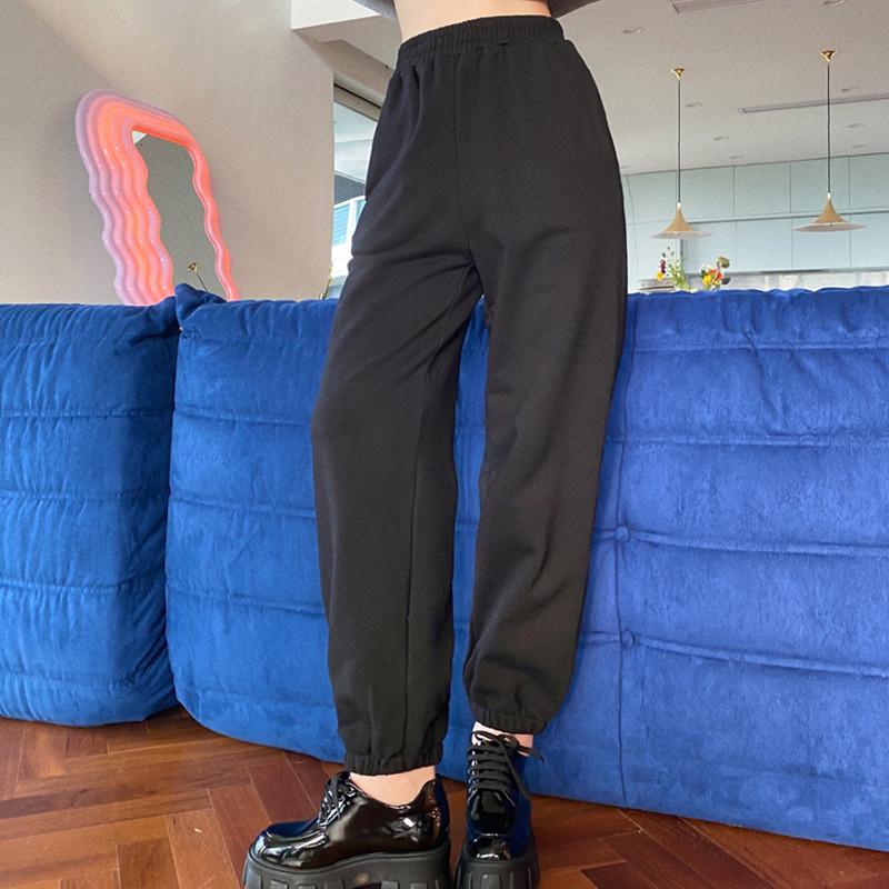 Autumn Winter Korean Style Women Streetwear Sweatpants High Waist Ankle-length Sports Pants Casual Joggers Pantalones De Mujer, Black
Autumn Winter Korean Style Women Streetwear Sweatpants High Waist Ankle-length Sports Pants Casual Joggers Pantalones De Mujer, Black