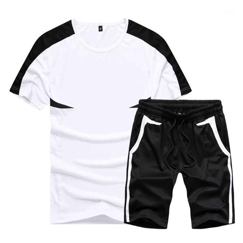 Sports Suit Men' Summer Hit Color T-shirt Running Casual Short-sleeved Five-point Shorts Men Sweat Suit Two-piece Shorts Sets1, Black
Sports Suit Men' Summer Hit Color T-shirt Running Casual Short-sleeved Five-point Shorts Men Sweat Suit Two-piece Shorts Sets1, Black