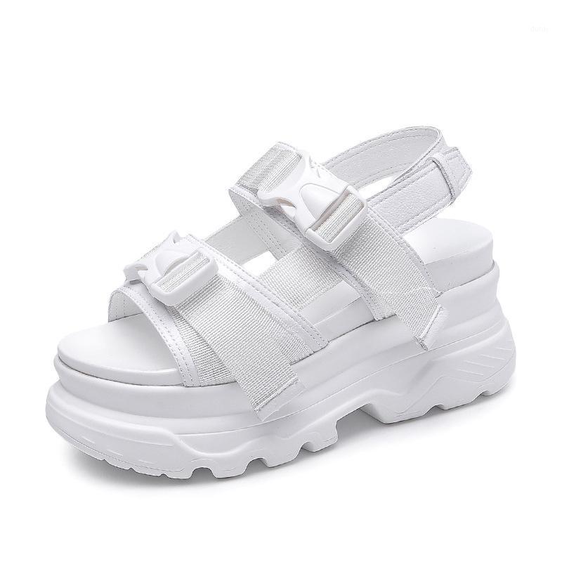 Platform Women's Sandals 2019 Fashion Summer Leather Buckle Women Thick Soled Beach Sandal Casual Chunky Woman Shoes Female1, White
Platform Women's Sandals 2019 Fashion Summer Leather Buckle Women Thick Soled Beach Sandal Casual Chunky Woman Shoes Female1, White