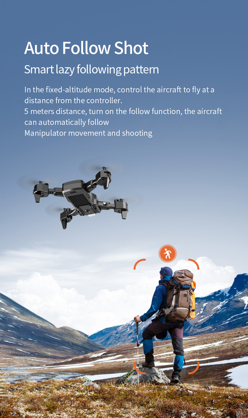 2020 NEW Drone WiFi fpv Drone Dual Camera Quadcopter Height Keep Drone Camera Dron Helicopter Toy, Black
2020 NEW Drone WiFi fpv Drone Dual Camera Quadcopter Height Keep Drone Camera Dron Helicopter Toy, Black
