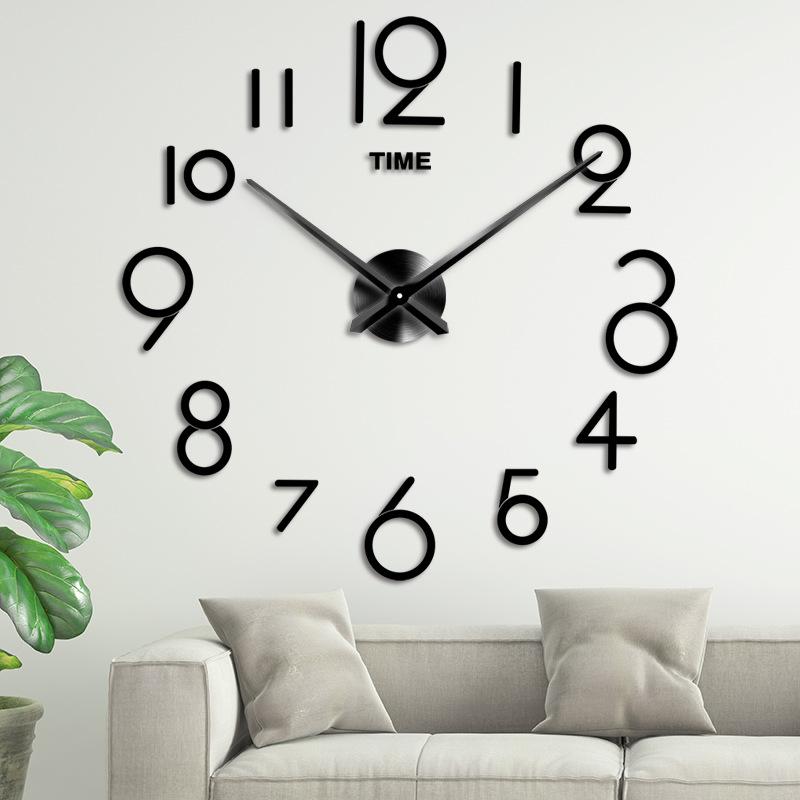 Creative European style silent wall clock Super large acrylic mirror living room bedroom DIY decorative clock
Creative European style silent wall clock Super large acrylic mirror living room bedroom DIY decorative clock