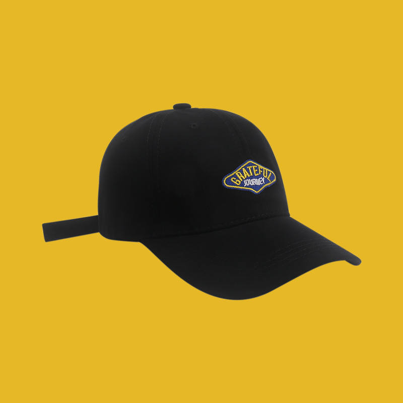 2020 new baseball cap men's fashionable letter embroidered curved brim sun hat Korean style soft top cap women's summer, Black
2020 new baseball cap men's fashionable letter embroidered curved brim sun hat Korean style soft top cap women's summer, Black