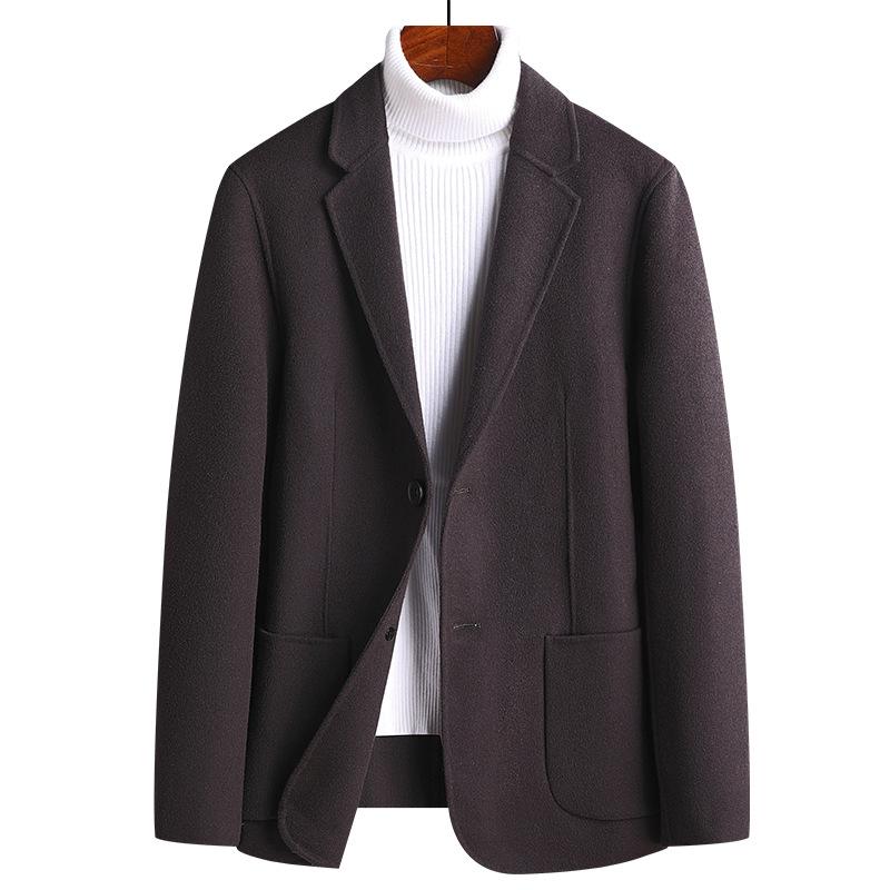 New Fashion Autumn Winter Handmade Double Faced Suit Wool Men Cashmere Blazer Casual Thick Single Breasted Plus Size -3XL 4XL, Gray
New Fashion Autumn Winter Handmade Double Faced Suit Wool Men Cashmere Blazer Casual Thick Single Breasted Plus Size -3XL 4XL, Gray
