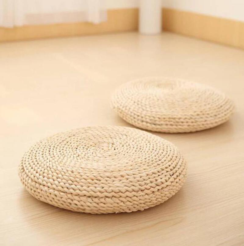 Natural Straw Round Pouf Tatami Cushion Straw futon corn bay window pad yoga steaming cushion hand-woven mat for Home Decoration, As pic
Natural Straw Round Pouf Tatami Cushion Straw futon corn bay window pad yoga steaming cushion hand-woven mat for Home Decoration, As pic