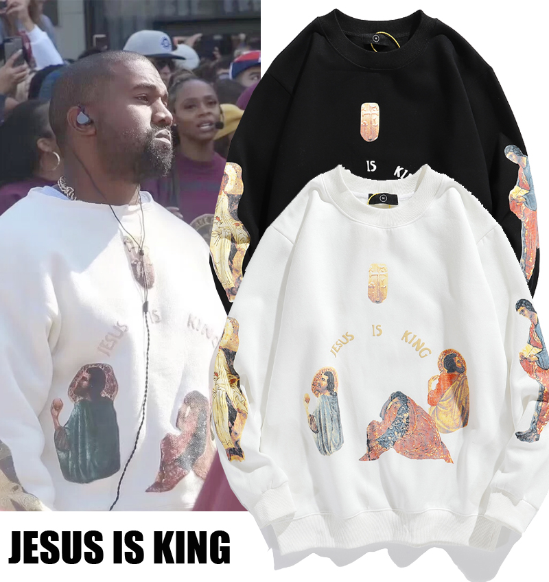 2020 Men kanye west Hoodies Cotton Print Long Sleeve Hoodie Jesus Is King Fleece mens winter coats Hoodies mens designers sweater Size:M-XXL, Black
2020 Men kanye west Hoodies Cotton Print Long Sleeve Hoodie Jesus Is King Fleece mens winter coats Hoodies mens designers sweater Size:M-XXL, Black