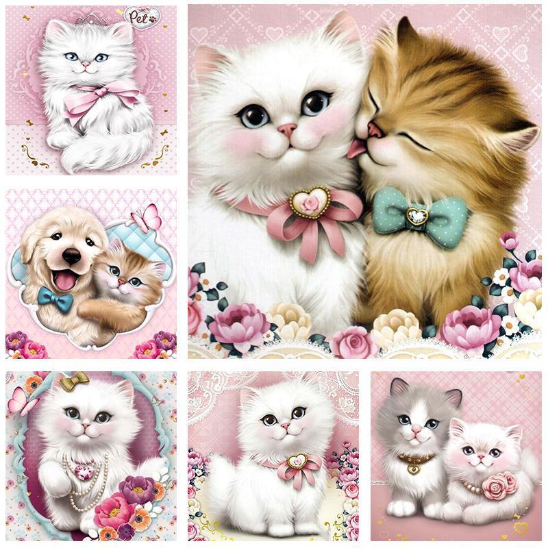 Cat Dog Pet Full Display Square/Round Cartoon Animal 5D Diamond Painting Diamond Embroidery Mosaic Diamand Needlework1
Cat Dog Pet Full Display Square/Round Cartoon Animal 5D Diamond Painting Diamond Embroidery Mosaic Diamand Needlework1