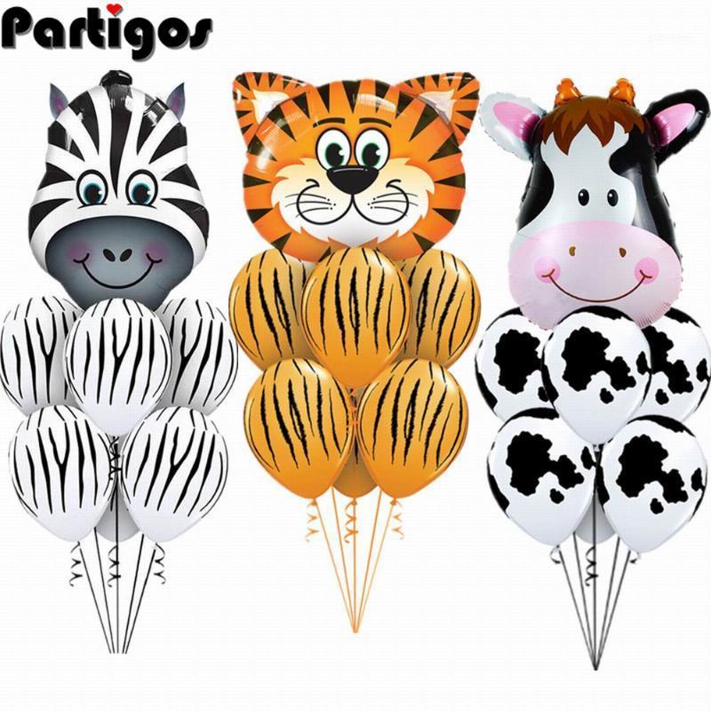 7 pcs/lot Tiger Zebra Cow Animal Air Helium Latex Balloon for Kids Gift Birthday Party Decor Animal Zoo Theme Supplies Toys1
7 pcs/lot Tiger Zebra Cow Animal Air Helium Latex Balloon for Kids Gift Birthday Party Decor Animal Zoo Theme Supplies Toys1