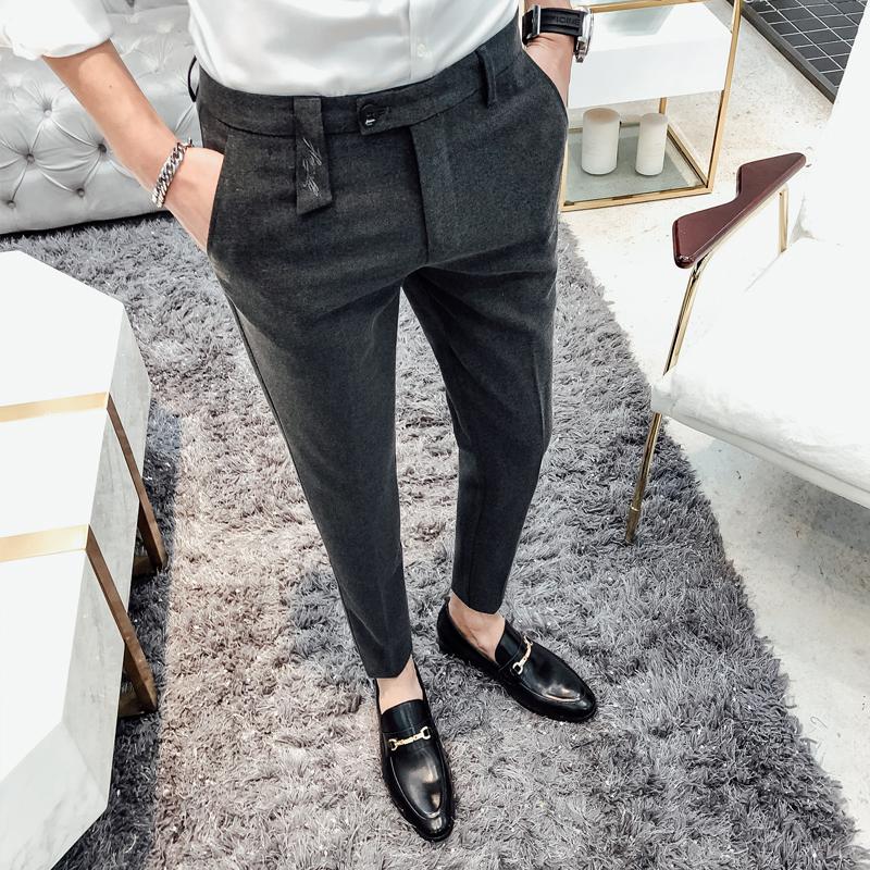 Fashion Embroidery Business Dress Pants Men Formal Office Social Suit Pants Casual Slim Fit Nightclub Party Streetwear Trousers, Black
Fashion Embroidery Business Dress Pants Men Formal Office Social Suit Pants Casual Slim Fit Nightclub Party Streetwear Trousers, Black