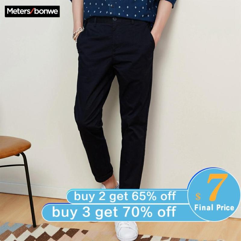 Metersbonwe New Men Pants 2020 Spring Autumn Handsome Casual Trousers Fashion student Jogging Pants Male Brand Trousers, Shadow black
Metersbonwe New Men Pants 2020 Spring Autumn Handsome Casual Trousers Fashion student Jogging Pants Male Brand Trousers, Shadow black