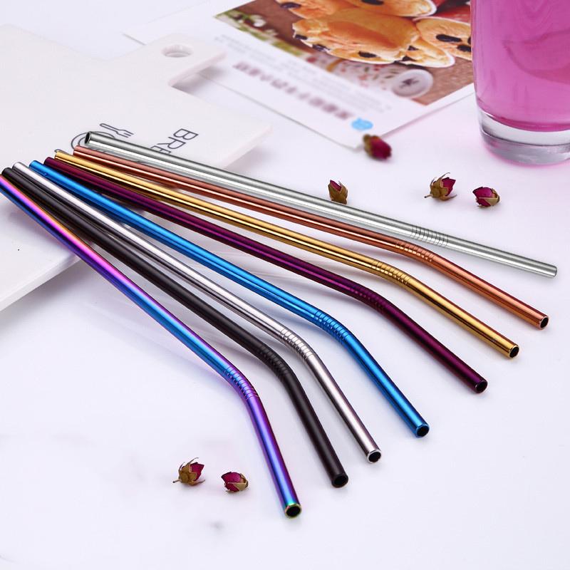 New Stainless Steel Metal New Good Quality Creative Pipette Reusable Straw Easy To Clean Straws Multicolor Household Straws
New Stainless Steel Metal New Good Quality Creative Pipette Reusable Straw Easy To Clean Straws Multicolor Household Straws