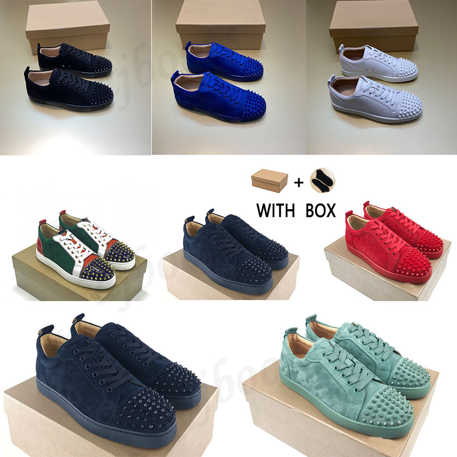 2021 Top Designer Men Women Casual Shoes Red Bottom Studded Spikes cheap real luxurys Insider Sneakers Black Red fashion Leather Low-top sho, Box
2021 Top Designer Men Women Casual Shoes Red Bottom Studded Spikes cheap real luxurys Insider Sneakers Black Red fashion Leather Low-top sho, Box