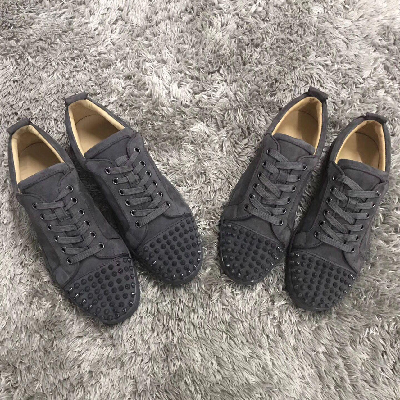 Factory Whoelsale! Fashion Casual Shoe Men's luxury red bottom Low top sneakers shoes men/women spikes suede leather Flats Sneaker Black Red Grey
Factory Whoelsale! Fashion Casual Shoe Men's luxury red bottom Low top sneakers shoes men/women spikes suede leather Flats Sneaker Black Red Grey