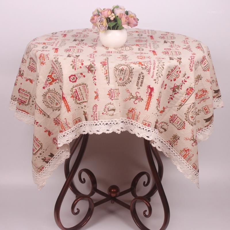 CURCYA Beige Cotton Linen Merry Christmas Tablecloth Decoration / Lace Christmas Table Cover Cloth for Square Rectangular Tables1, As pic
CURCYA Beige Cotton Linen Merry Christmas Tablecloth Decoration / Lace Christmas Table Cover Cloth for Square Rectangular Tables1, As pic