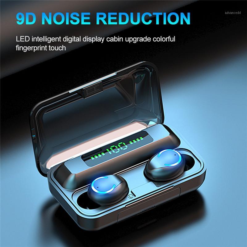 XVIDA F9-7 TWS touch bluetooth 5.0 headset with C LED indicator wireless earphone mini sport earbuds for charging smartphone1, Black
XVIDA F9-7 TWS touch bluetooth 5.0 headset with C LED indicator wireless earphone mini sport earbuds for charging smartphone1, Black