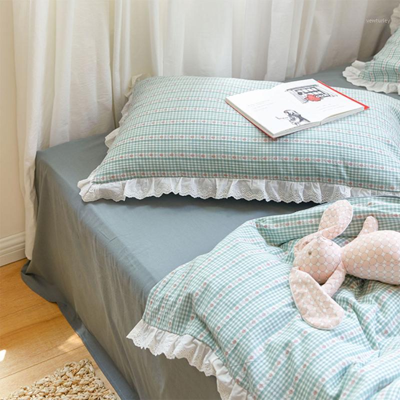 Romantic green ruffled bedding set teen kid,cotton queen king cute double home textile bed sheet pillow case duvet cover1, Color 01
Romantic green ruffled bedding set teen kid,cotton queen king cute double home textile bed sheet pillow case duvet cover1, Color 01