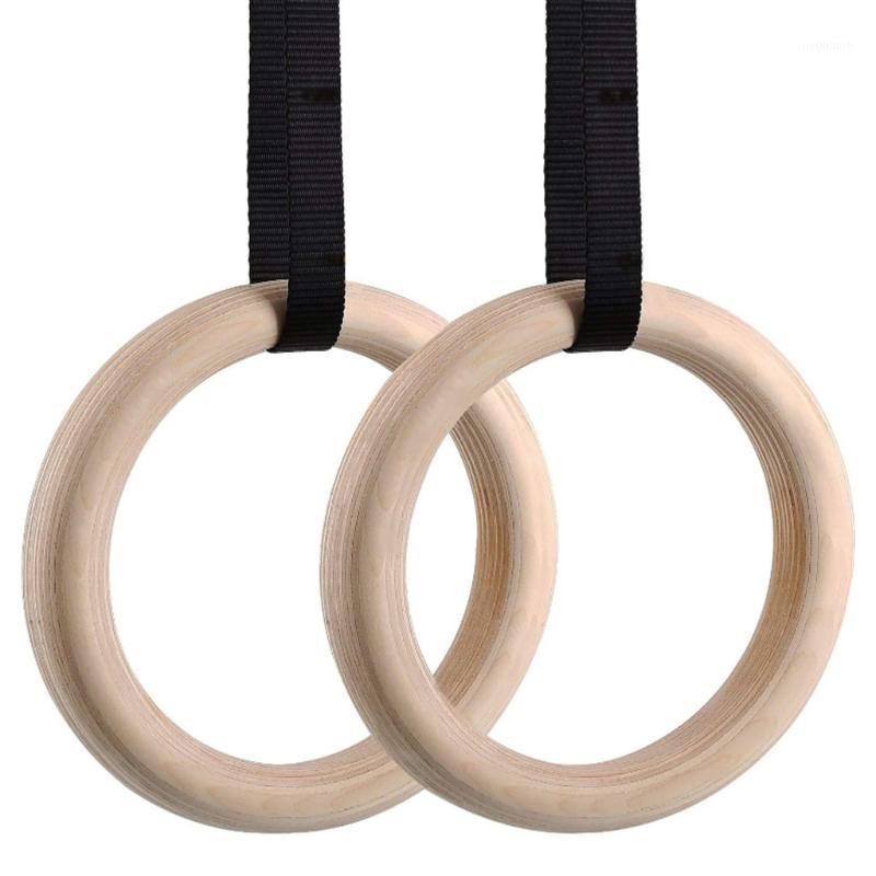 2x Wood Gymnastic Rings With Adjustable Straps Heavy Duty Gym Equipment1
2x Wood Gymnastic Rings With Adjustable Straps Heavy Duty Gym Equipment1