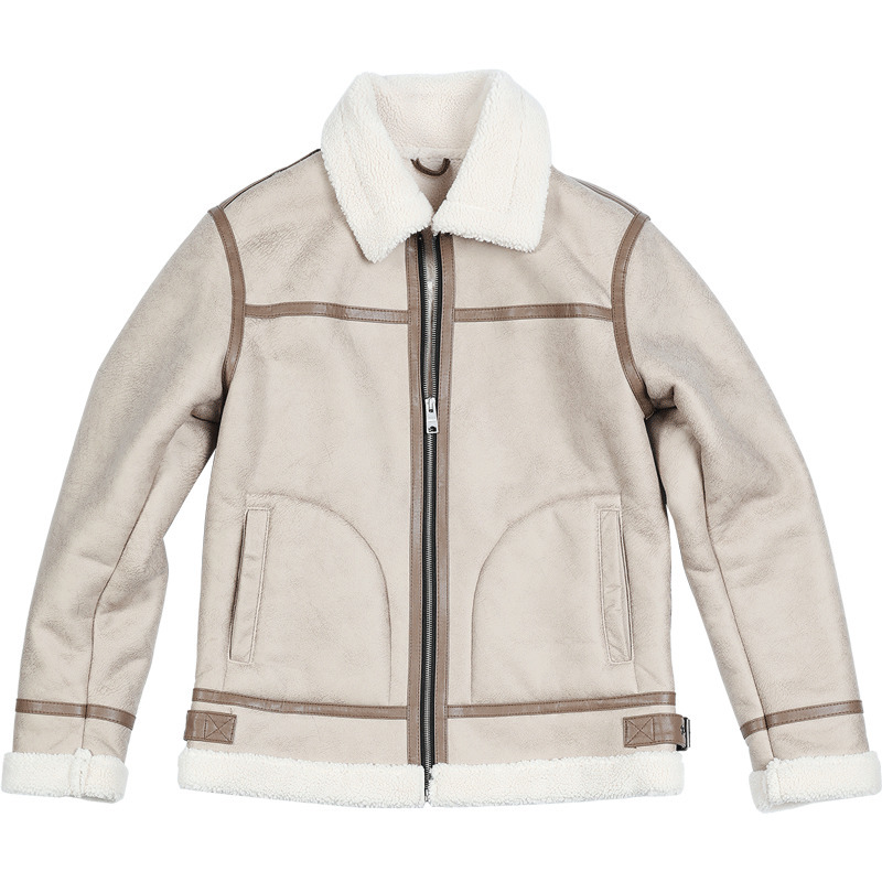 Winter Berber Fleece Coats Men Shearling Jacket Warm Parkas Suede High Quality Plus size Coats SI98077 201201