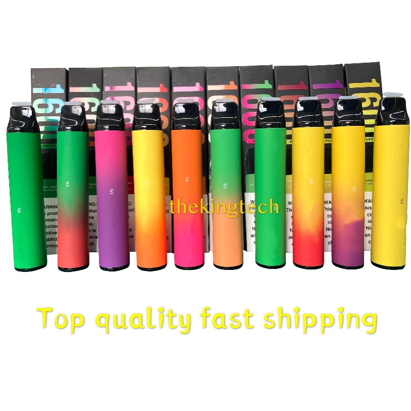 10 Disposable Vaporizers Vape 1600 XXL Vapes XXL Colors Cigarettes e Puff Puff Vapor Puffs top quality Kgefp
10 Disposable Vaporizers Vape 1600 XXL Vapes XXL Colors Cigarettes e Puff Puff Vapor Puffs top quality Kgefp
