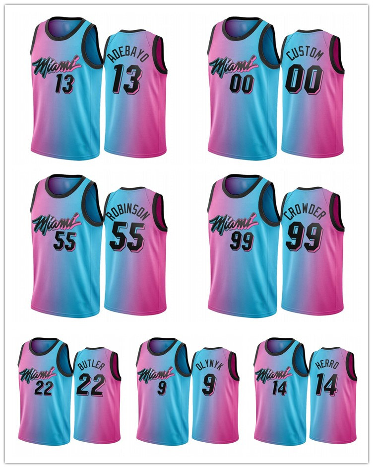 MiamiHeatMEN Duncan Robinson Tyler Herro Bam Adebayo Jimmy Butler City Vice basketball Jersey
MiamiHeatMEN Duncan Robinson Tyler Herro Bam Adebayo Jimmy Butler City Vice basketball Jersey