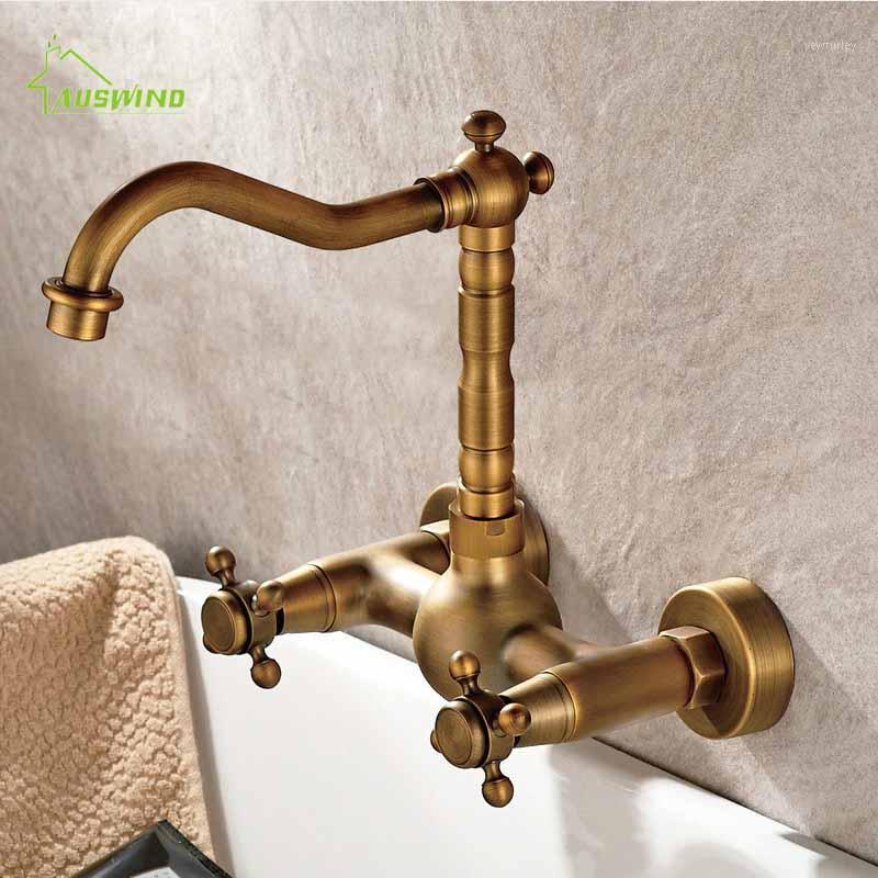 Bathroom Wall Antique Copper Hanging Type Basin Wash Of Cold Hot Water Double Style Faucet Round Base1
Bathroom Wall Antique Copper Hanging Type Basin Wash Of Cold Hot Water Double Style Faucet Round Base1