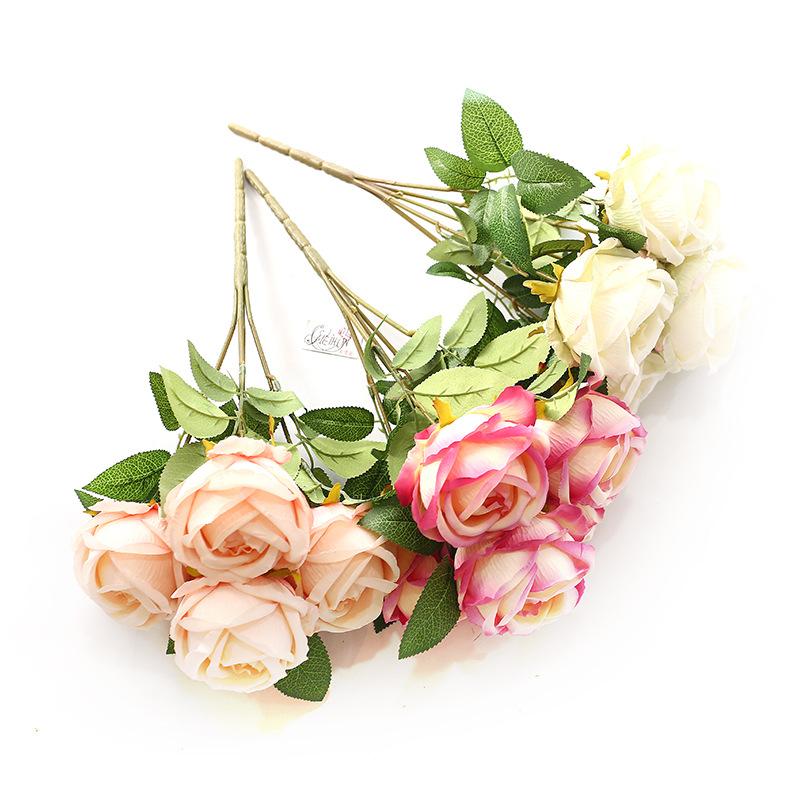 Artificial roses artificial flowers for decoration wedding decoration Party home, Green
Artificial roses artificial flowers for decoration wedding decoration Party home, Green