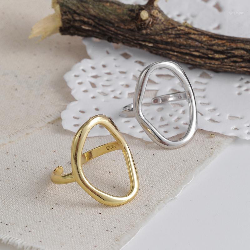 Trendy Silver Color Irregular Hollow Ellipse Gold Color Ring Geometric Open Finger Ring For Women Party Gifts S-R7111
Trendy Silver Color Irregular Hollow Ellipse Gold Color Ring Geometric Open Finger Ring For Women Party Gifts S-R7111