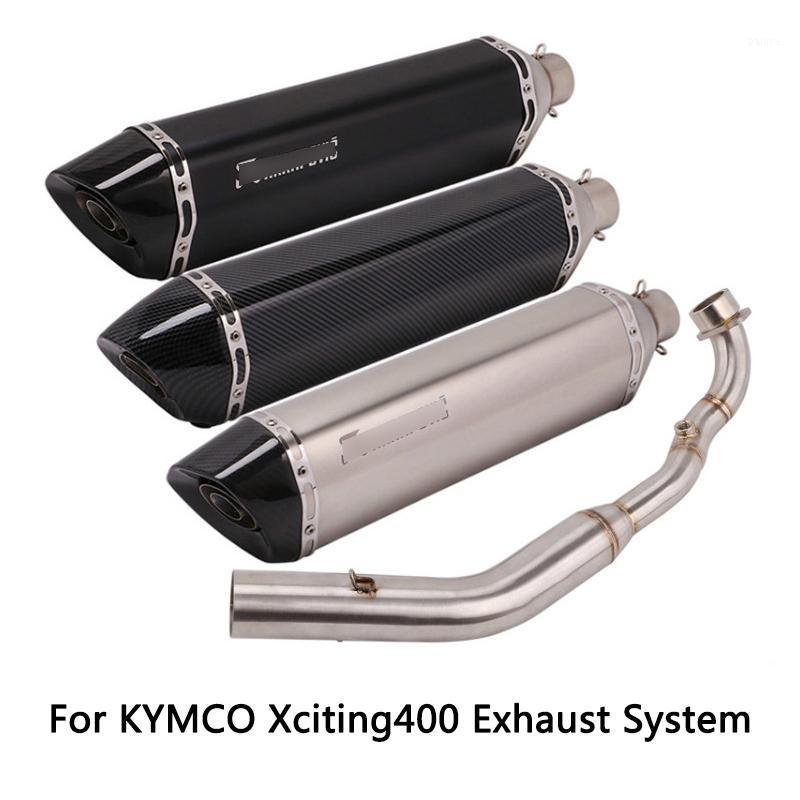 Full System for KYMCO Xciting400 Motrocycle Header Slip On 51 mm Exhaust Muffler Pipe with Removable Db Killer Escape 570 mm1
Full System for KYMCO Xciting400 Motrocycle Header Slip On 51 mm Exhaust Muffler Pipe with Removable Db Killer Escape 570 mm1