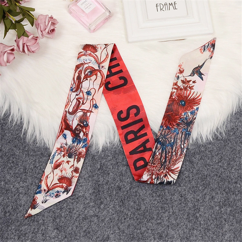 Hummingbird Tropical Rain Forest Brand Scarf Women Skinny Bag Scarves Fashion Silk Scarf For Ladies Wrist Towel Neckerchief T200910, Blue;gray
Hummingbird Tropical Rain Forest Brand Scarf Women Skinny Bag Scarves Fashion Silk Scarf For Ladies Wrist Towel Neckerchief T200910, Blue;gray