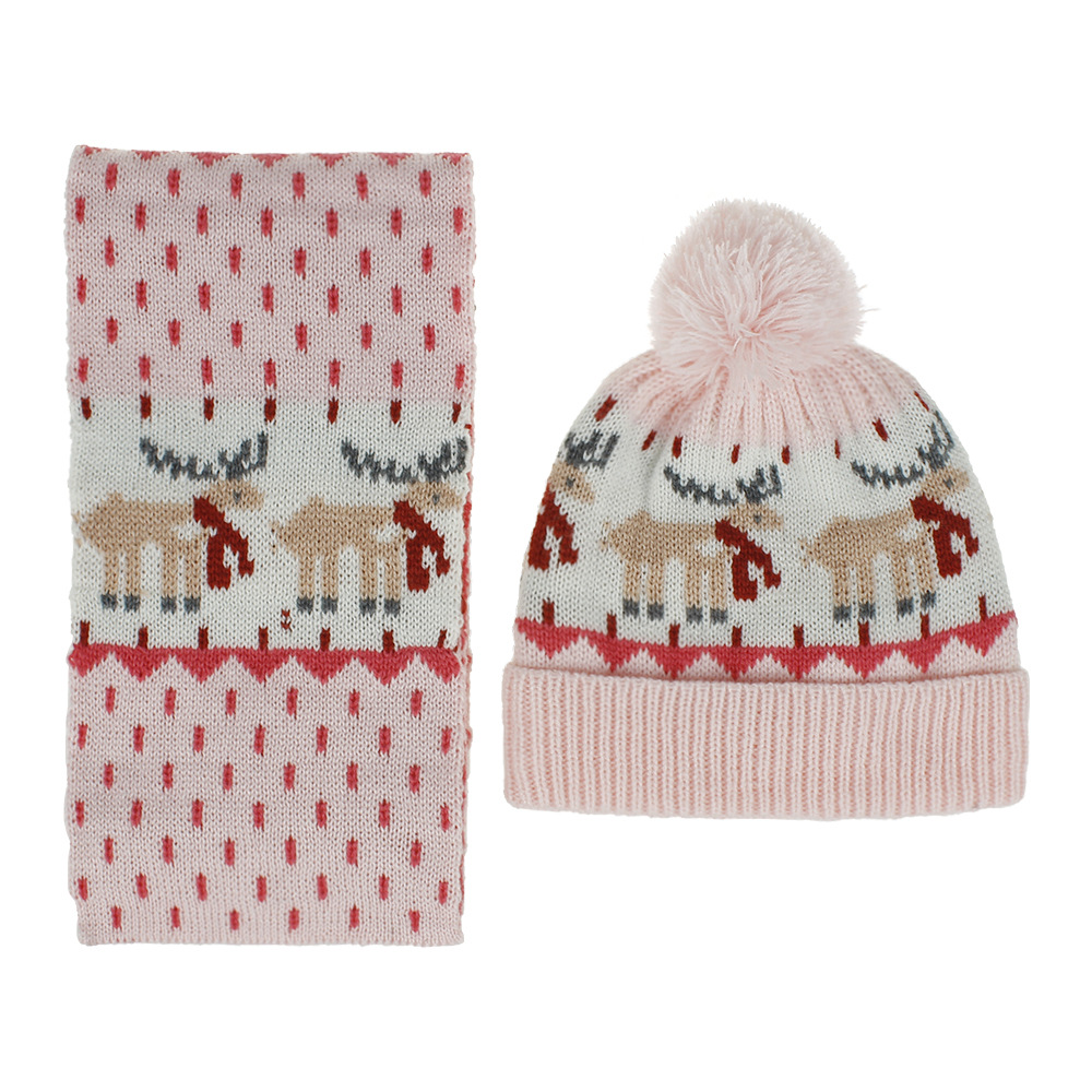 Winter Spring Baby Hat Scarf Set Cotton Baby Boy Girl Hat Cap heart Print Kids Children Hats Newborn Bonnet Beanie Boys Caps